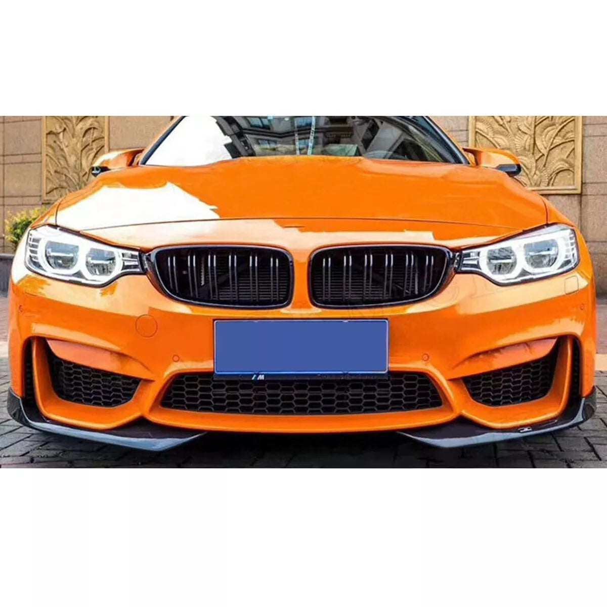 F82 AC Style Carbon Fiber Front Bumper Splitter